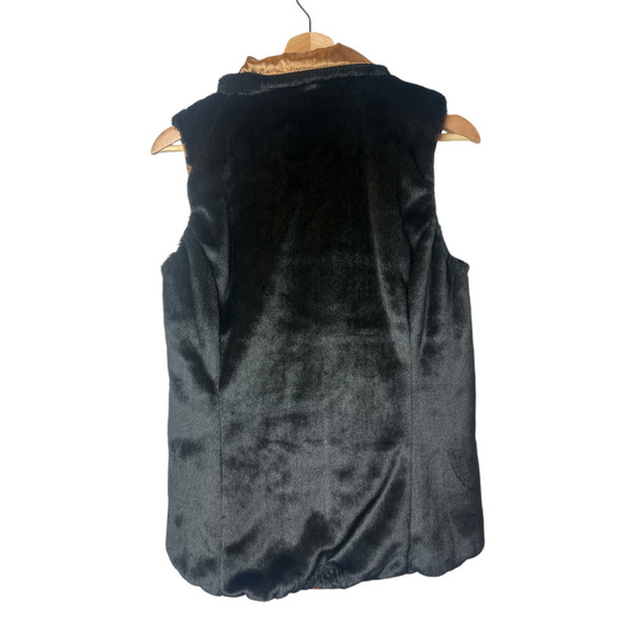 The North Face Gold and Black Reversible Vest - Picture 5 of 8